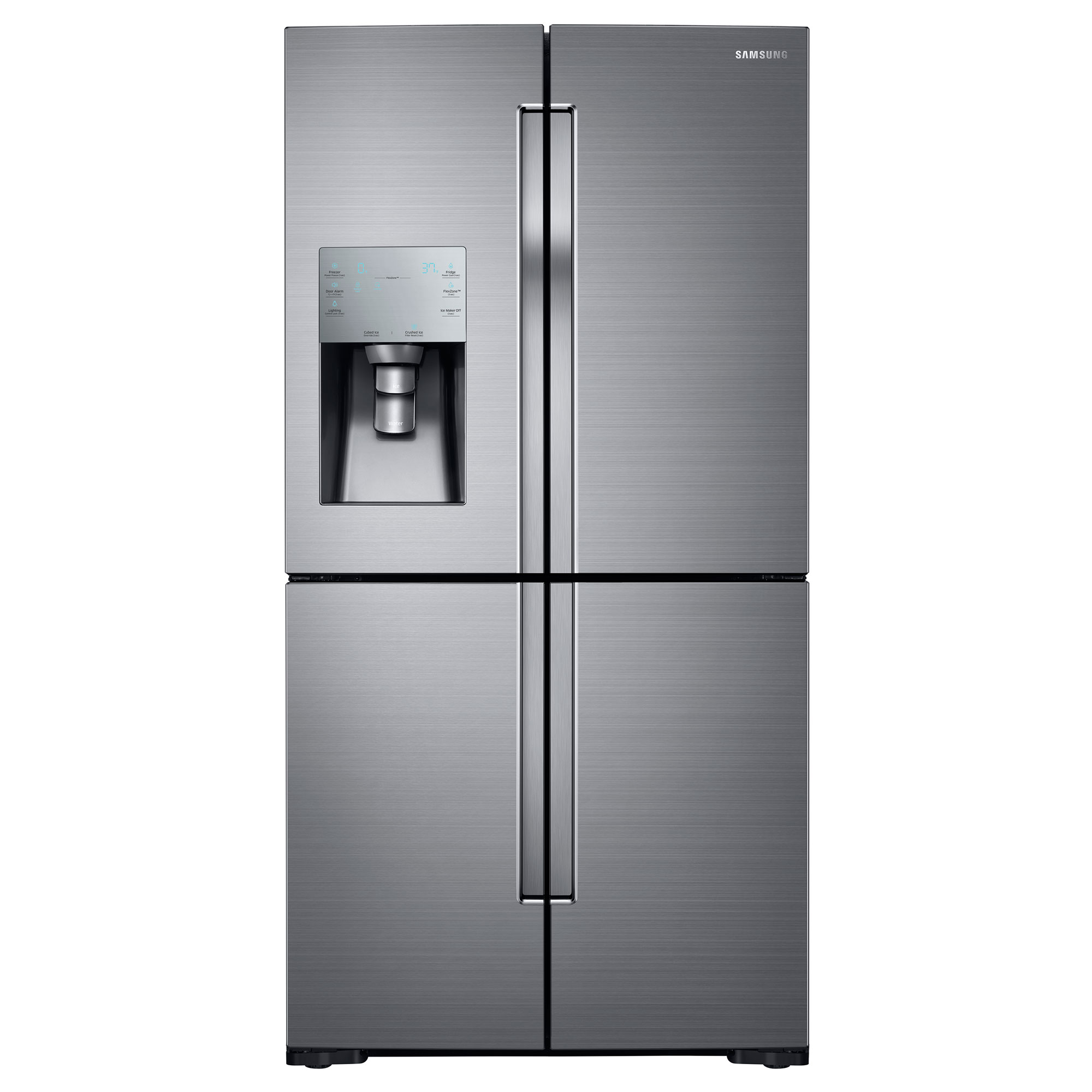 Samsung 36 in. 28.1 cu. ft 4-Door French Door Refrigerator with FlexZone Technology