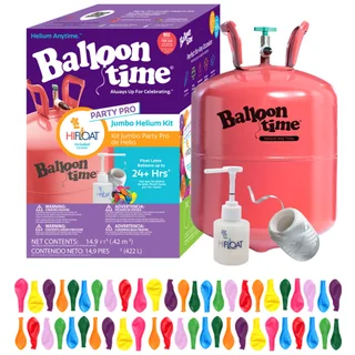 BALLOON TIME JUMBO HELIUM TANK HI-FLOAT BUNDLE