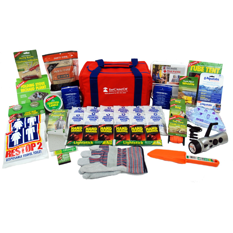 In Case Of - 2-person Deluxe 72 Hour Emergency Kit