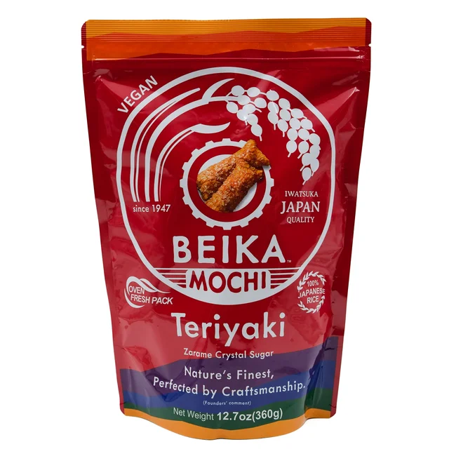 BEIKA RICE CRACKER TERIYAKI 12.7 OZ
