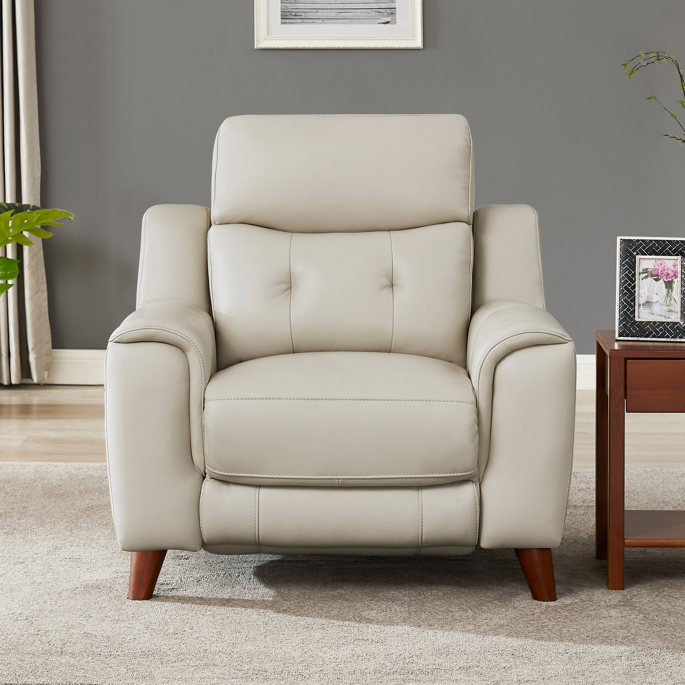 Prospera Home Malibu Top-grain Leather Power Reclining Chair