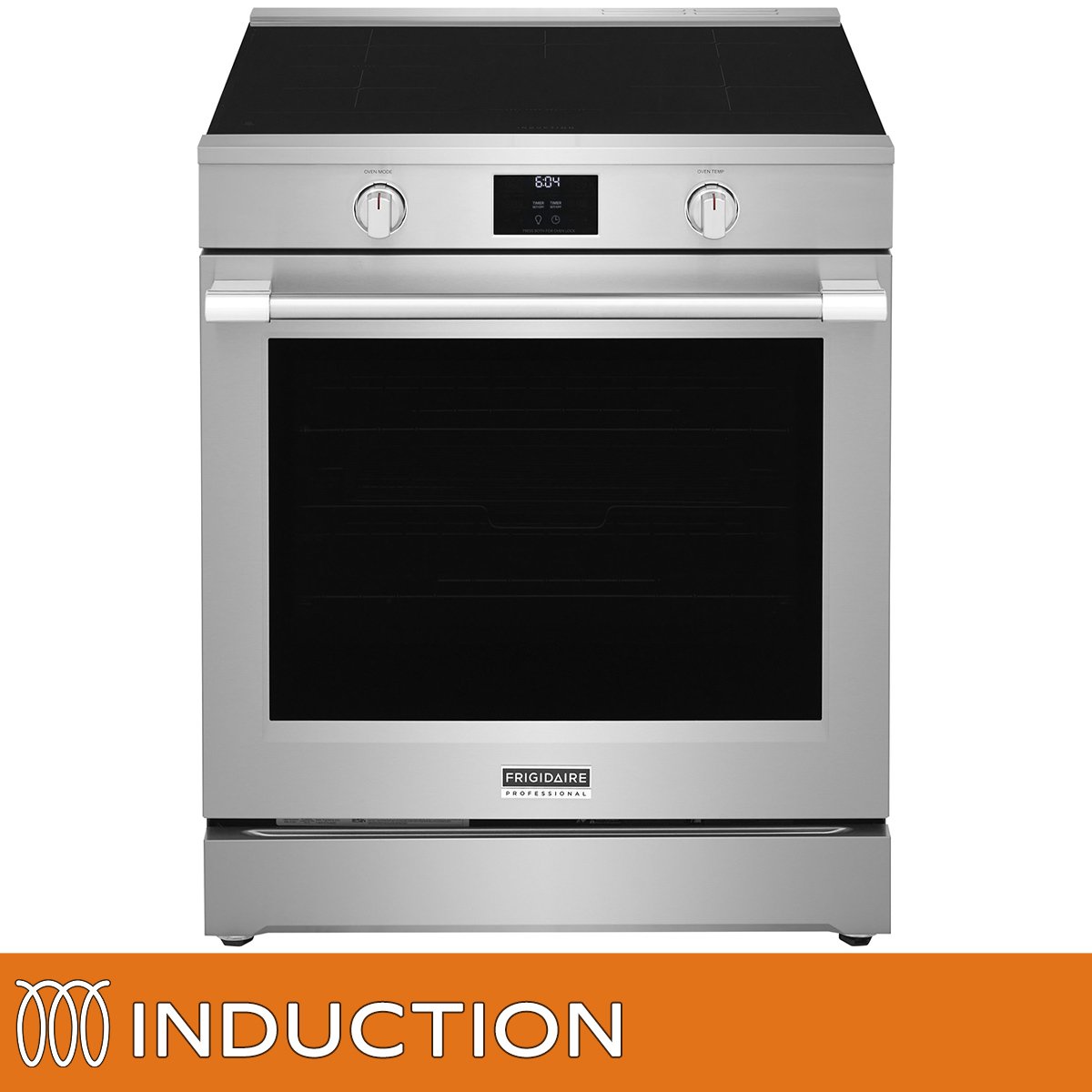 Frigidaire Professional 30 in 6.2 cu ft. Induction 5-Burner Range with Total Convection