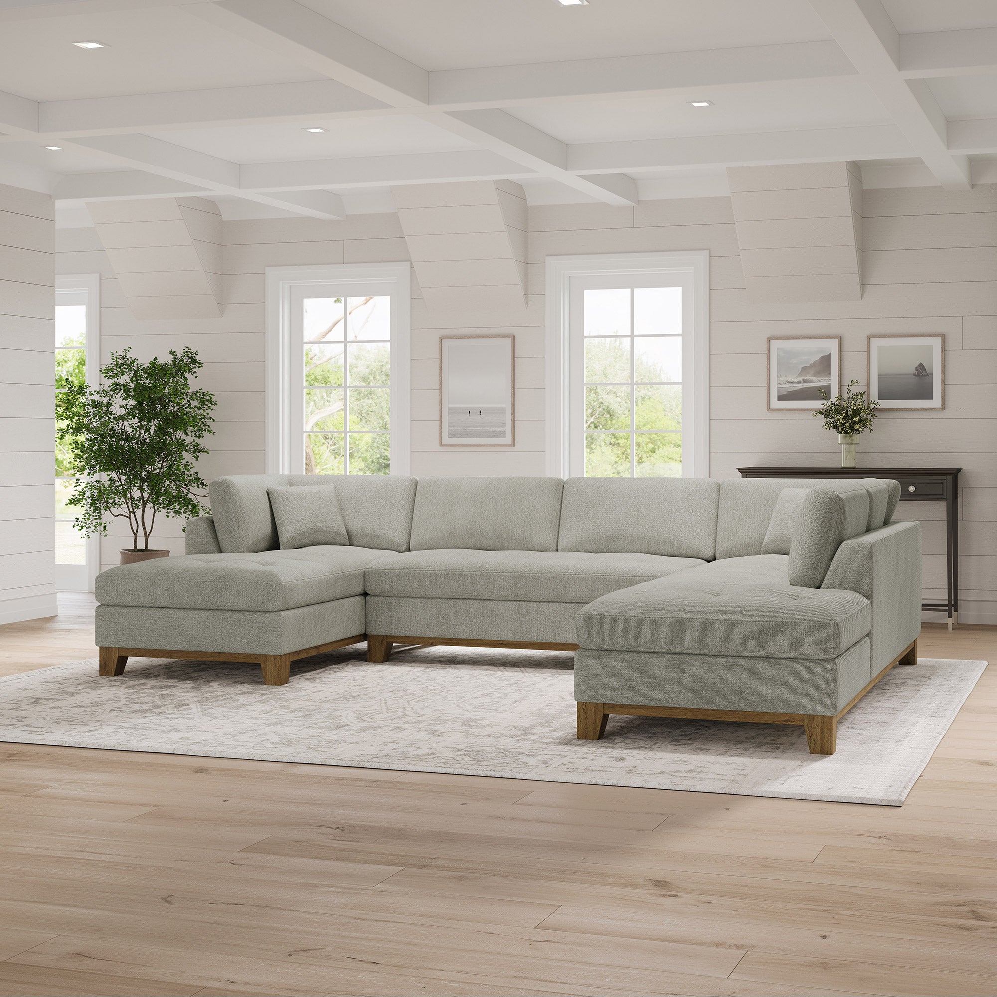 Thomasville Tavish Fabric Sectional with Storage | Costco
