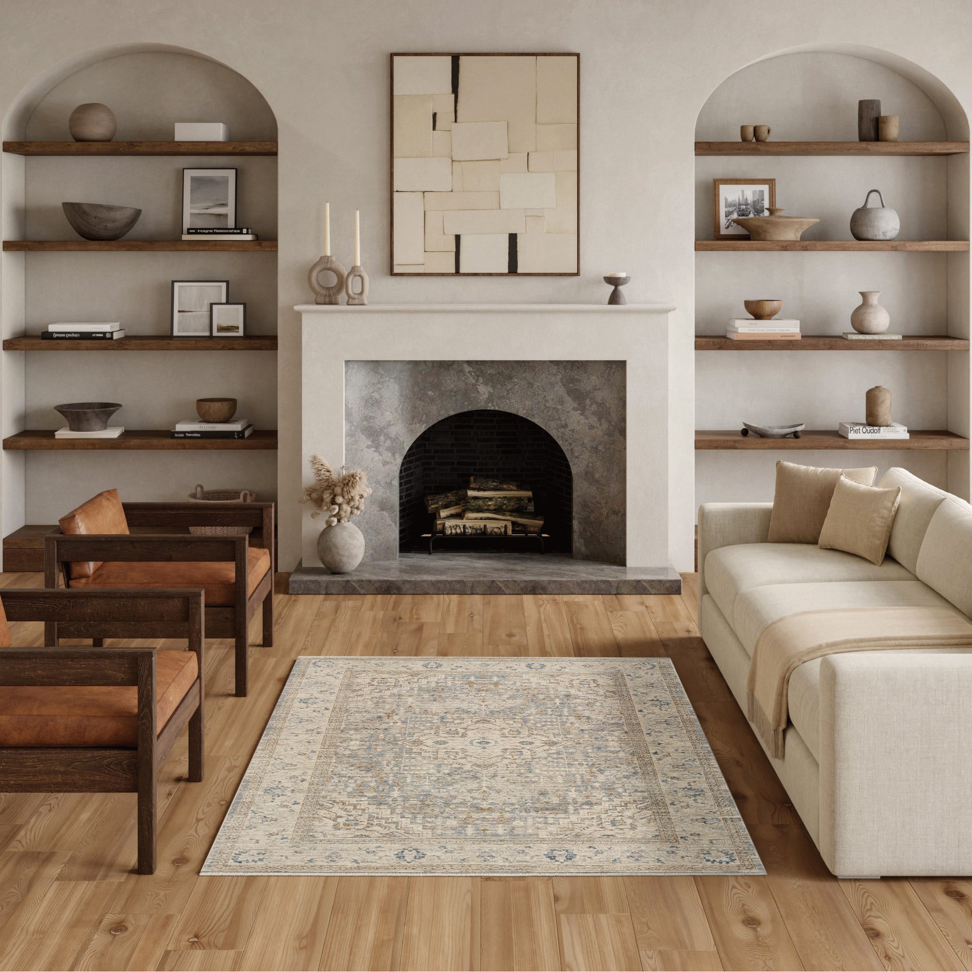 Nourison Argon Area Rug, Glow, 5'3” x 7'6”