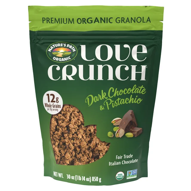 LOVE CRUNCH GRANOLA CHOCOLATE PISTACHIO 30 OZ