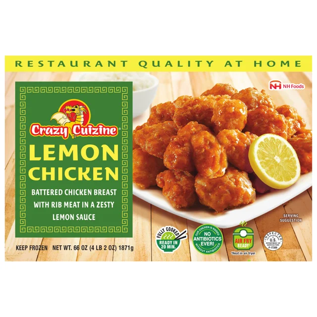 CRAZY CUIZINE LEMON CHICKEN 66 OZ
