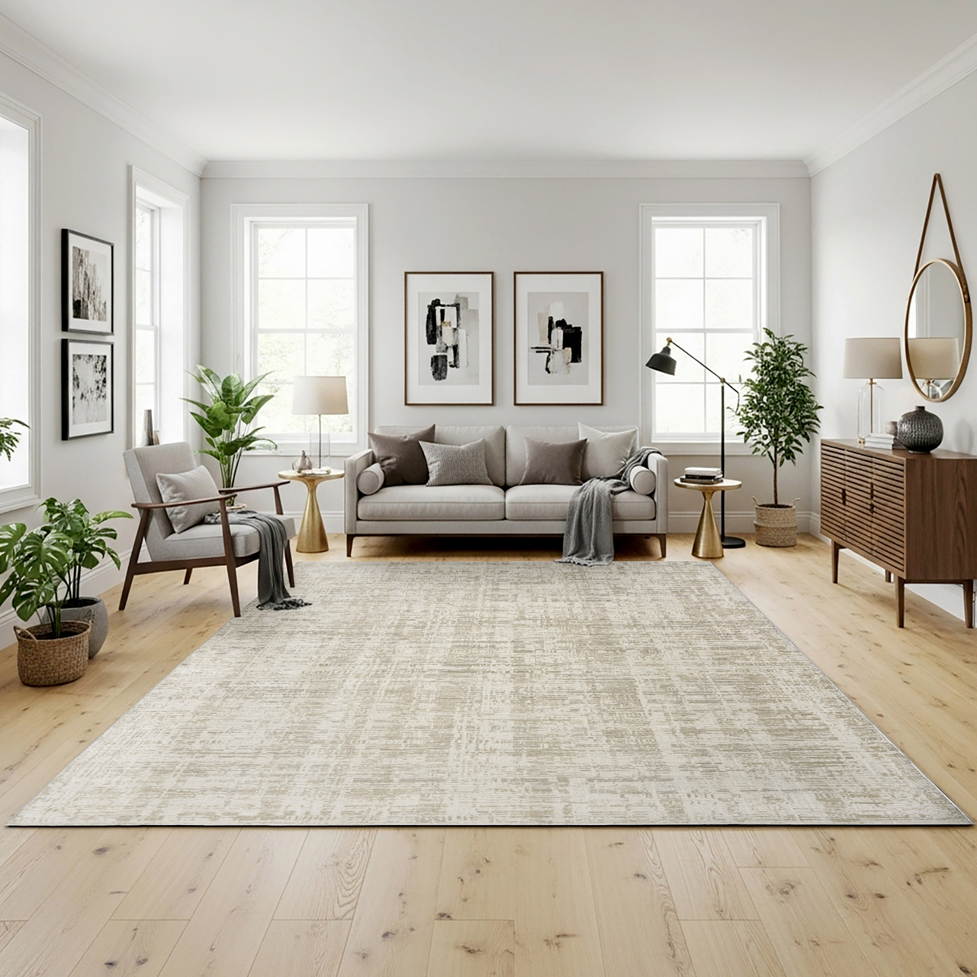 Sasha Area Rug, Dazie Ivory, 7'10