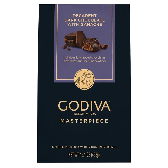 GODIVA MASTERPIECE DARK CHOCOLATE GANACHE 15 OZ