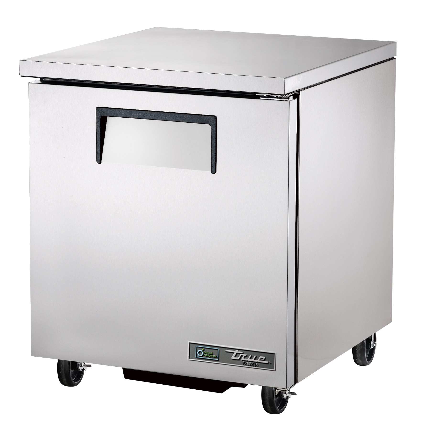 True 27 in. Commercial Undercounter Stainless Steel Solid Door Freezer