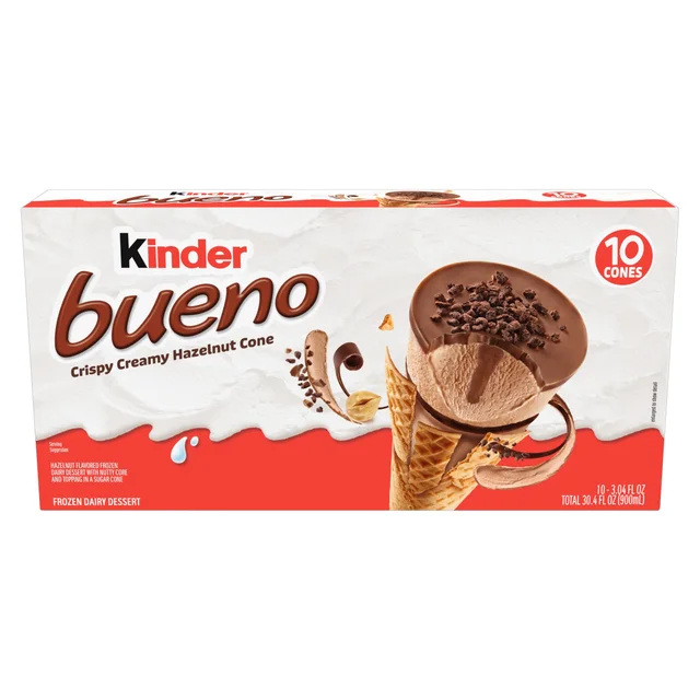 KINDER BUENO HAZELNUT CONES 10 CT