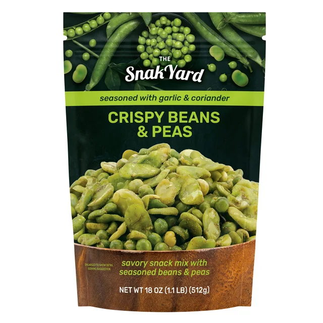 SNAK YARD BROAD BEANS & PEAS 18.06 OUNCES