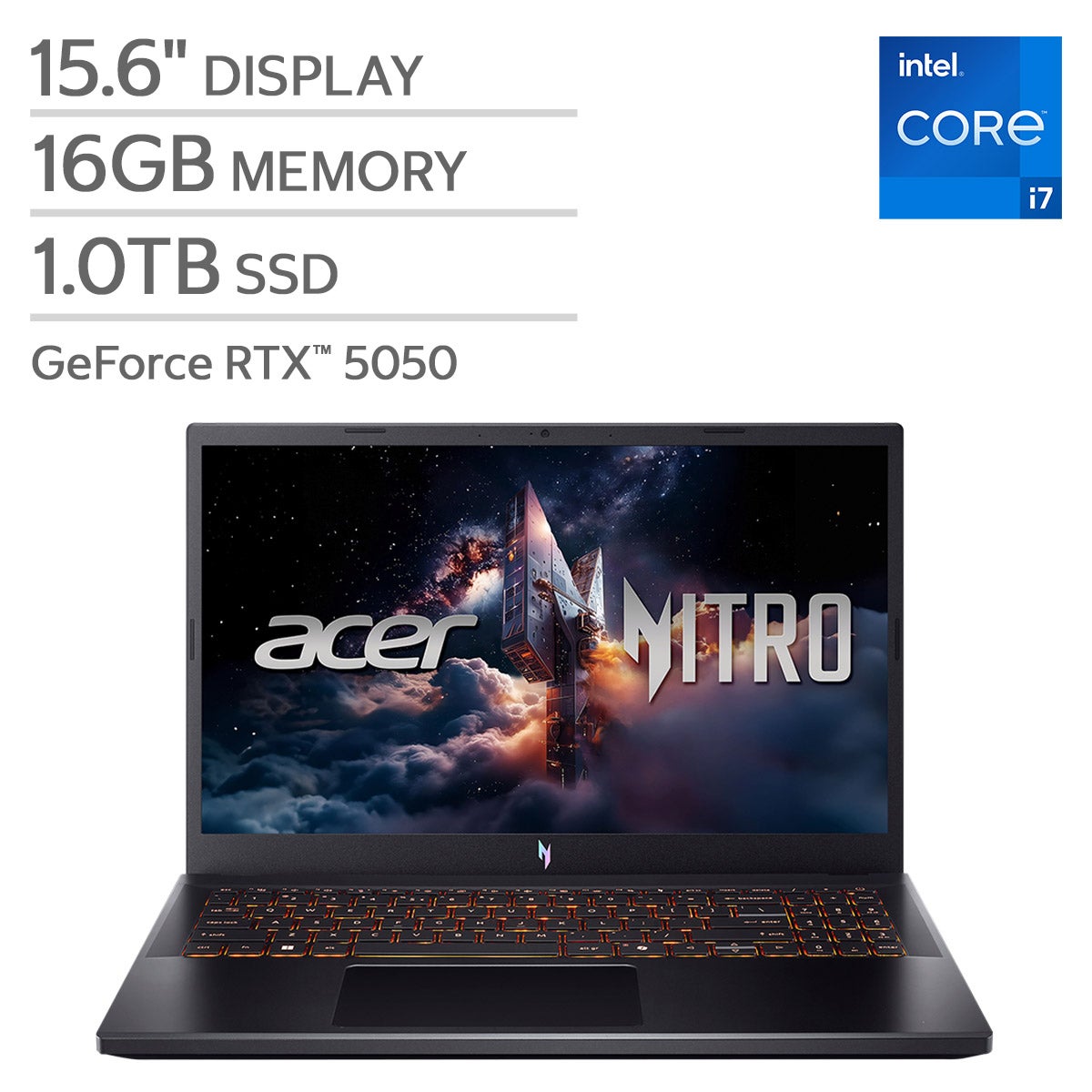 Acer Nitro V 15.6” Gaming Laptop - Intel Core i7-13620H Processor