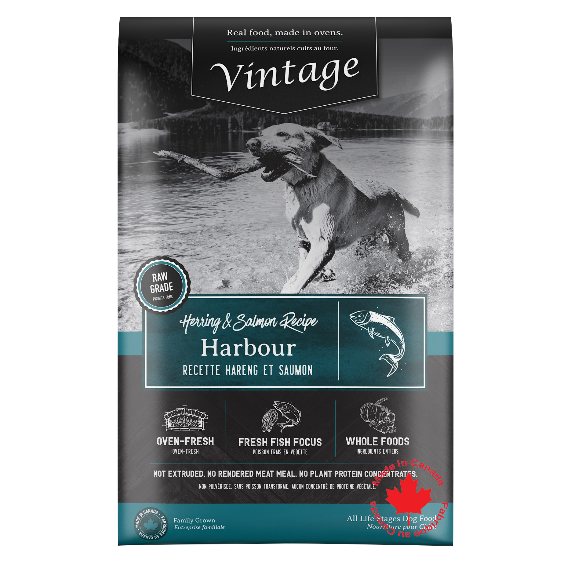 Vintage Oven-Fresh Harbour Herring and Salmon Recipe Dog Food, 9.08 kg (20 lb.)