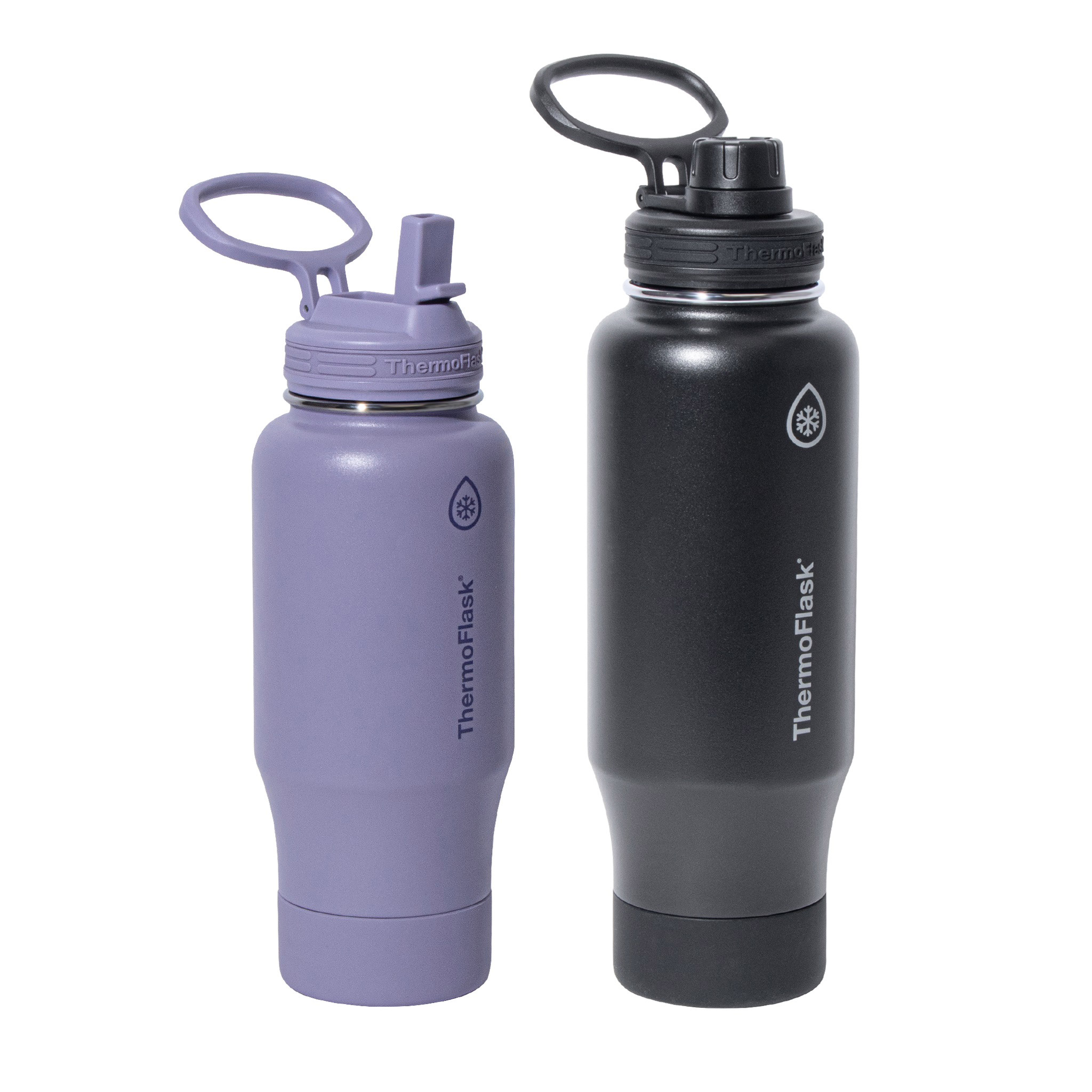 ThermoFlask 32 oz and 40 oz Cup Holder Friendly Bottle Combo  2-pack