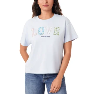 SCOTCH & SODA WOMEN'S COTTON GRAPHIC TEE