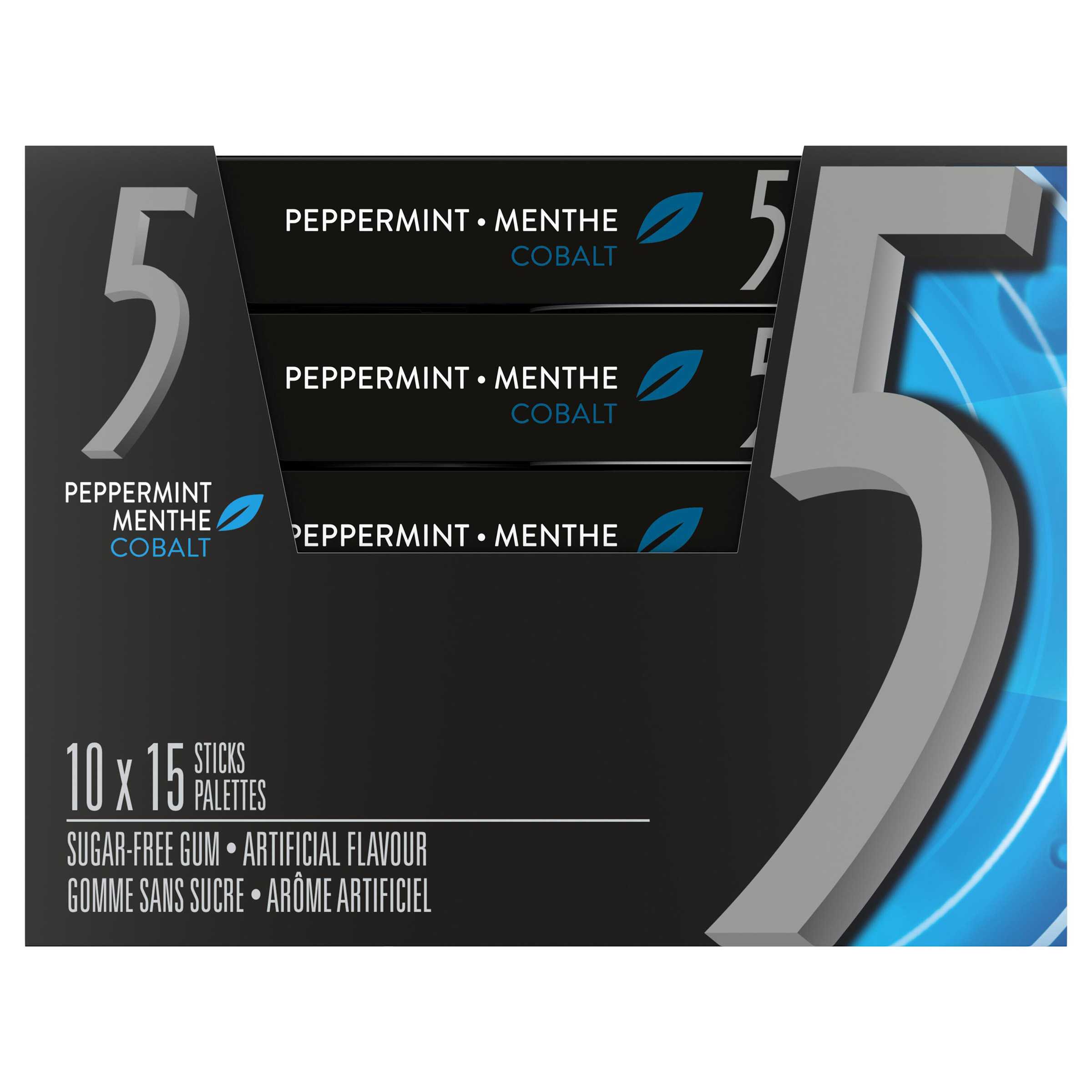 5 - Peppermint Gum, 10 × 15 pieces