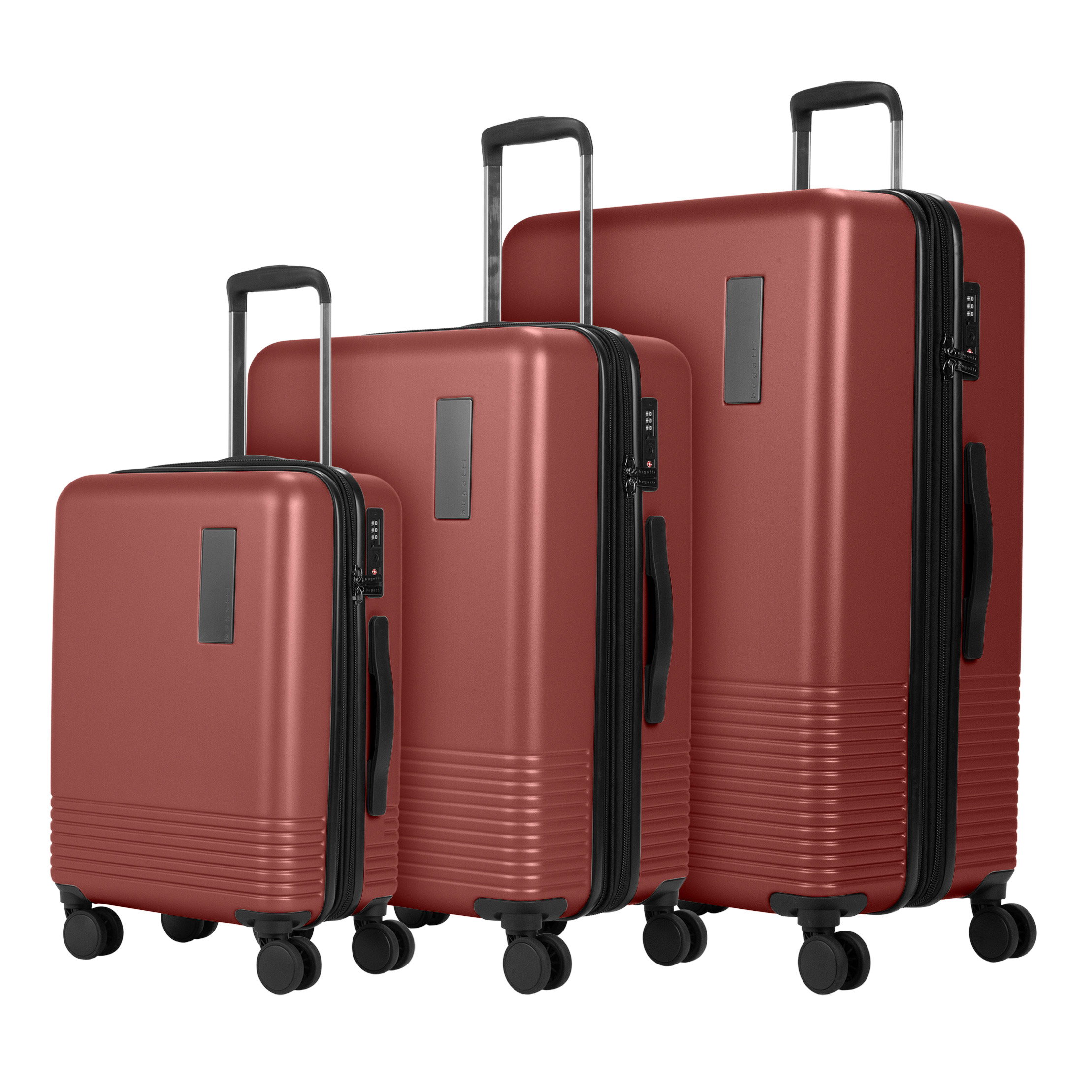 Bugatti - Westmount 3-piece Hardside Expandable Spinner Luggage Set