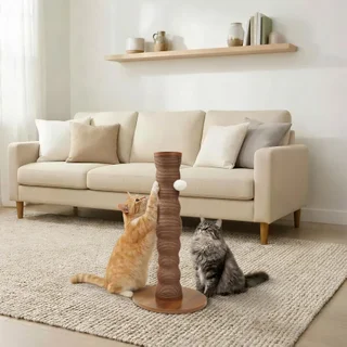FRIENDS FOREVER CAT SCRATCHING POST 28"