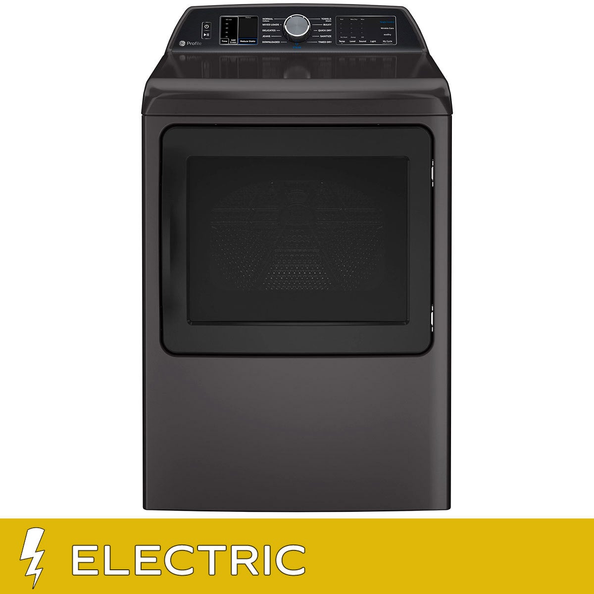GE Profile 7.4 cu. ft.Smart ELECTRIC Dryer with Sensor Dry, Steam and Sanitize, WiFi