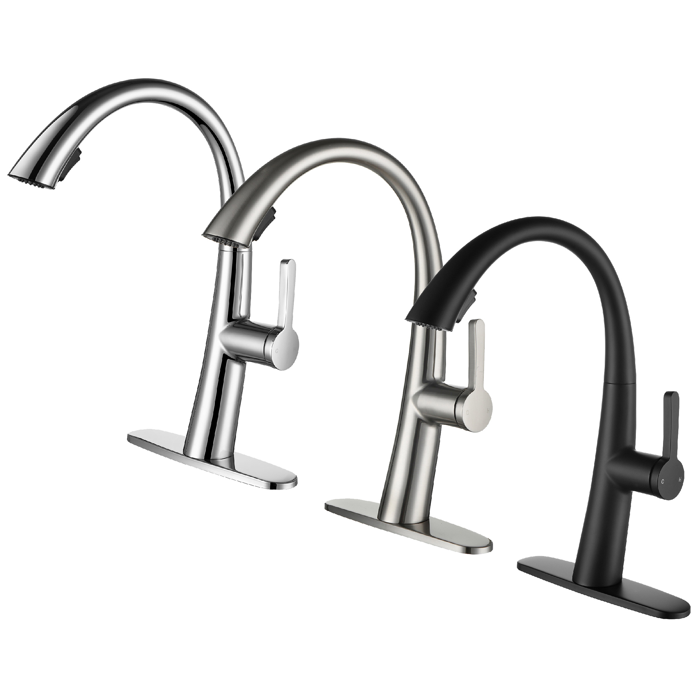 Westmount Waterworks Daulfyn Pull-down Kitchen Faucet