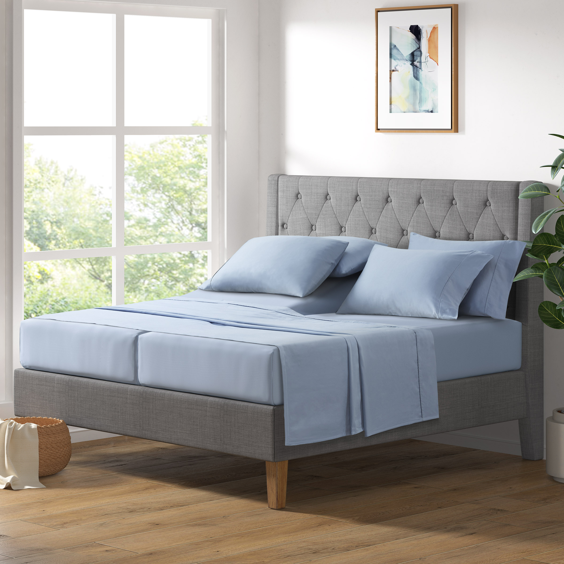 Beautyrest Platinum Temperature Regulating Split King Sheet Set, 7-piece