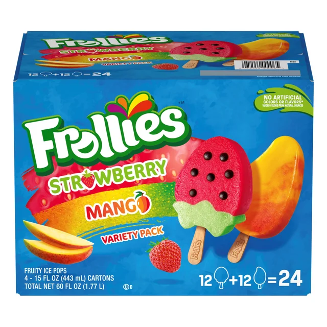 FROLLIES MANGO & STRAWBERRY 24CT/57.2 FLOZ(1.7QT)