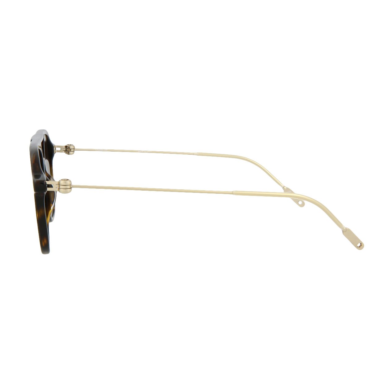Montblanc MB0003S Havana Gold Brown Sunglasses | Costco display picture 1