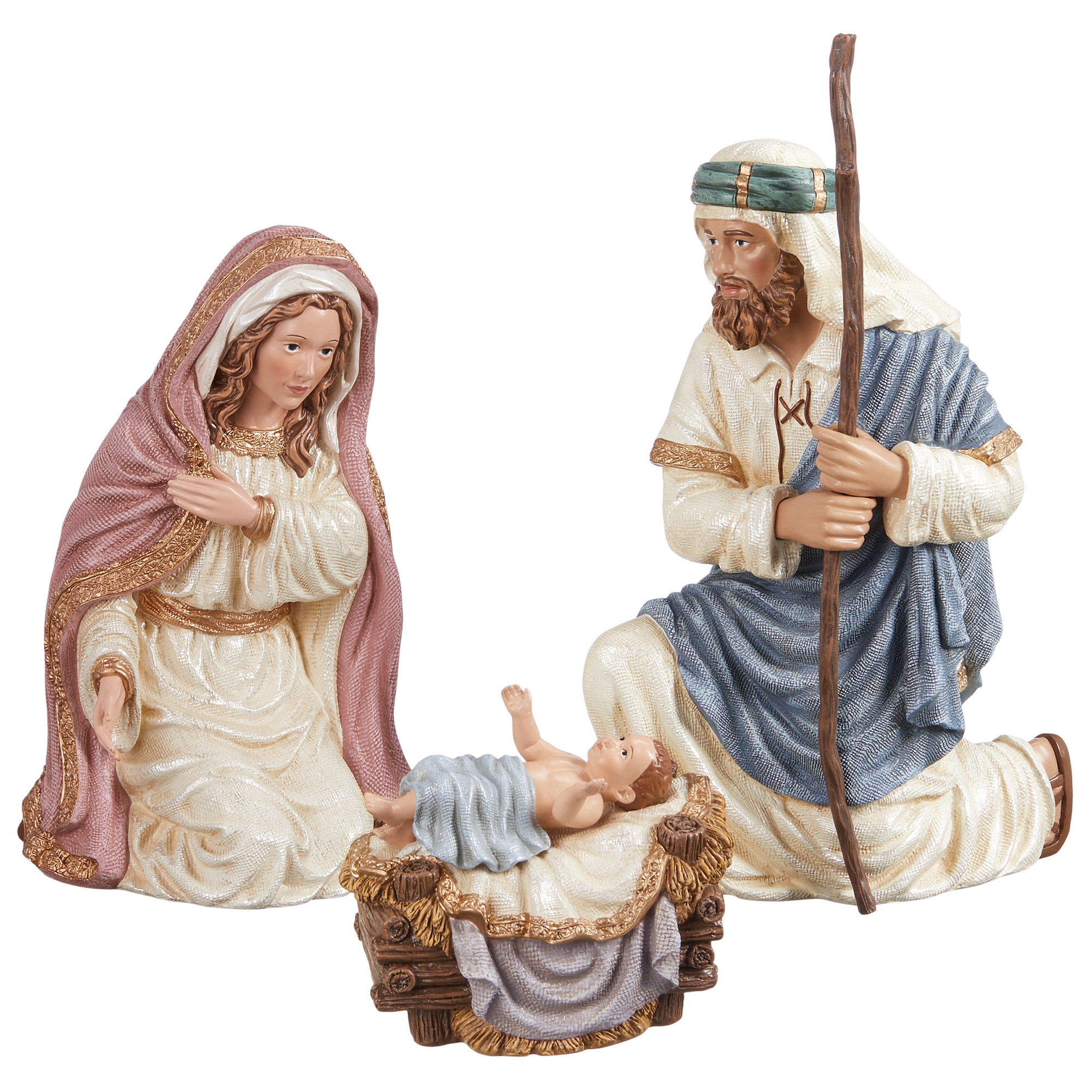 Kirkland Signature Hand Painted Nativity 14-piece Set | Costco
