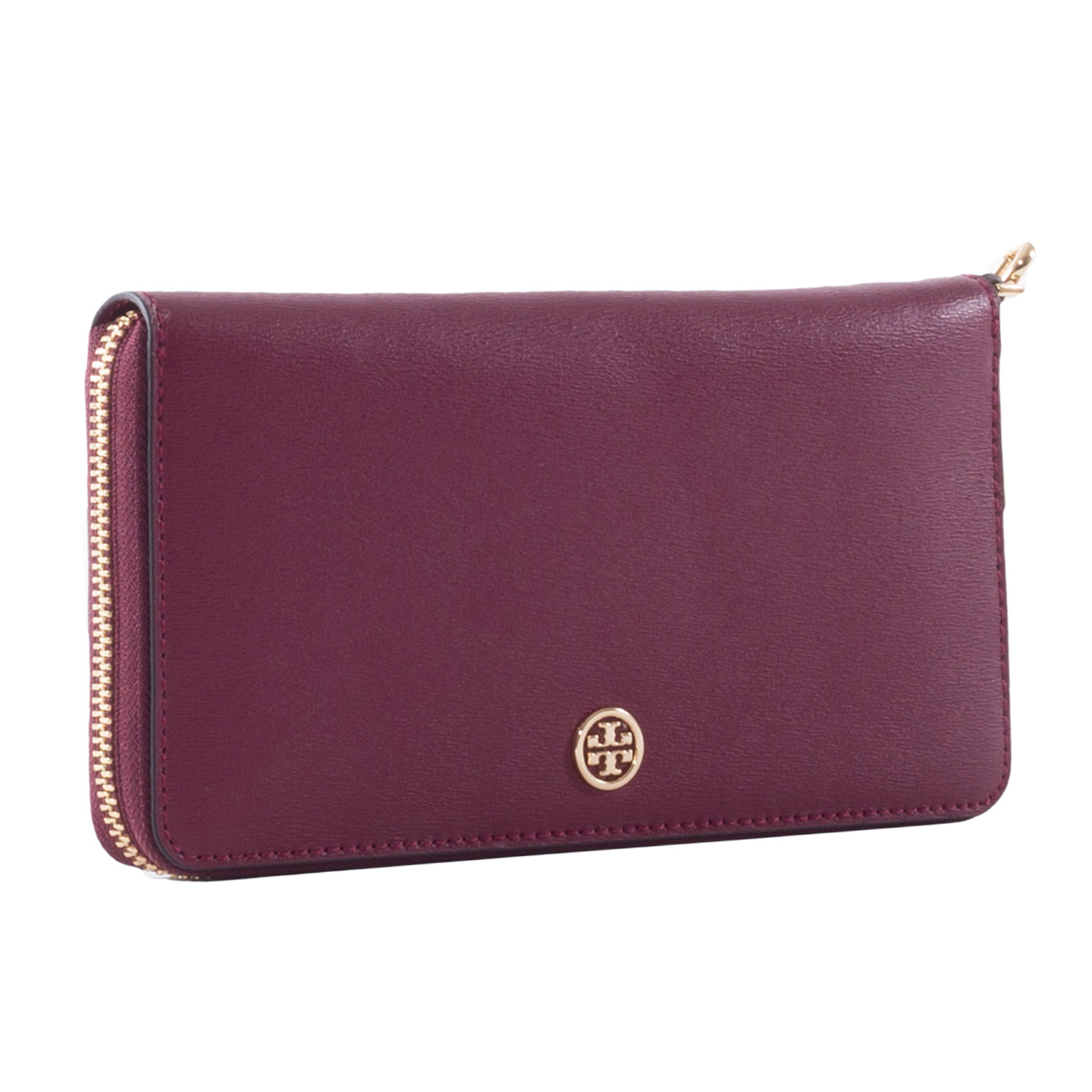 Tory Burch Parker Zip Wallet, Imperial Garnet | Costco