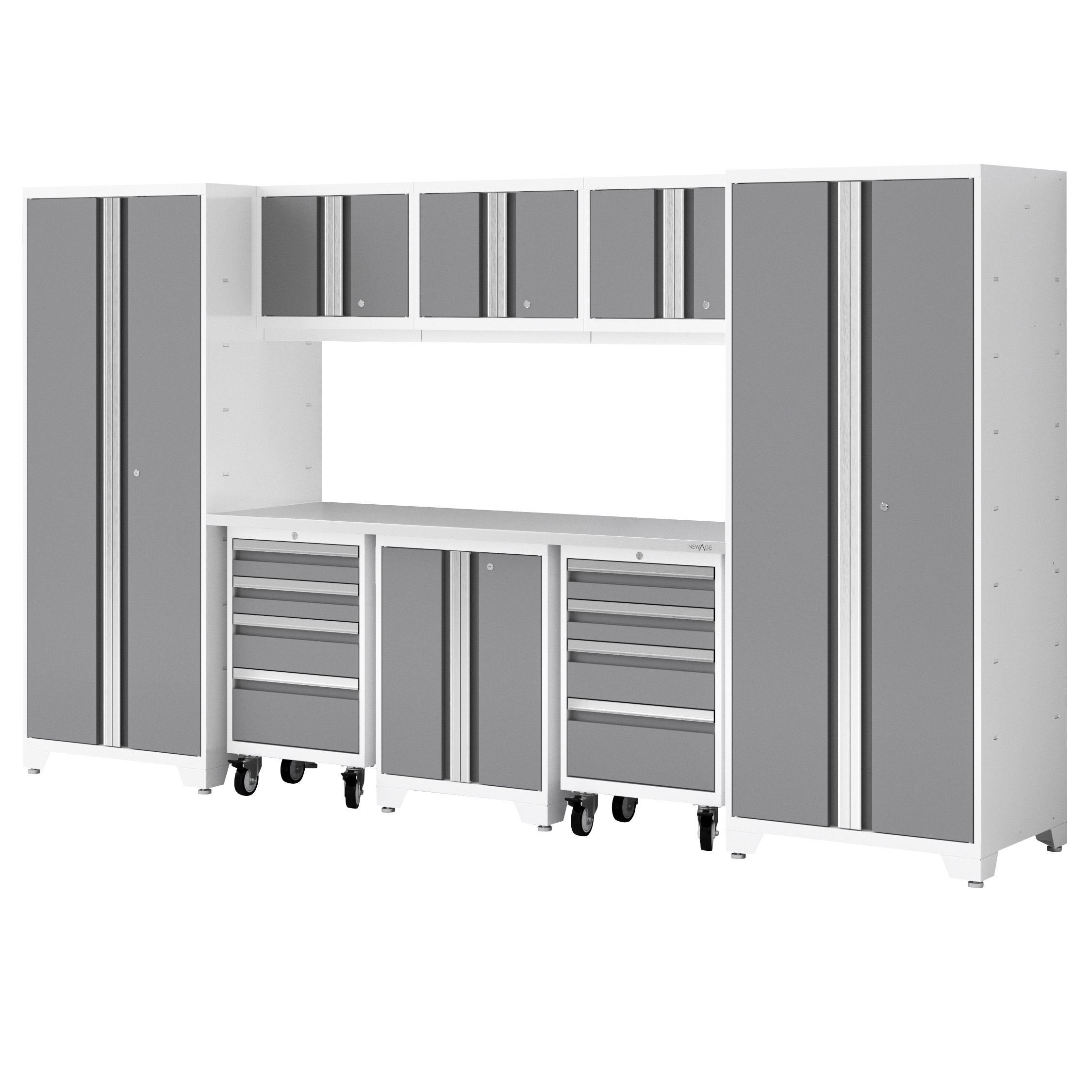 NewAge Products Bold XL Series 9-Piece Garage Cabinetry Set | Costco