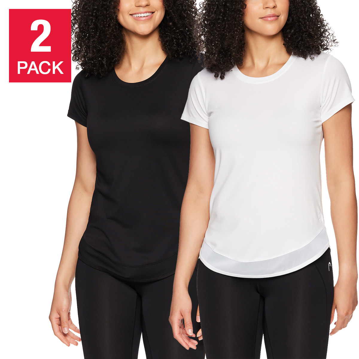 HEAD Women's Active Tee, 2-pack