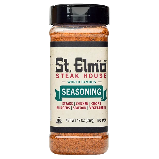 ST ELMO STEAKHOUSE SEASONING 19 OUNCE BOTTLE