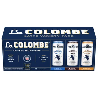 La Colombe Draft Latte Cold Brew Coffee, Variety Pack, 9 fl oz, 12-count