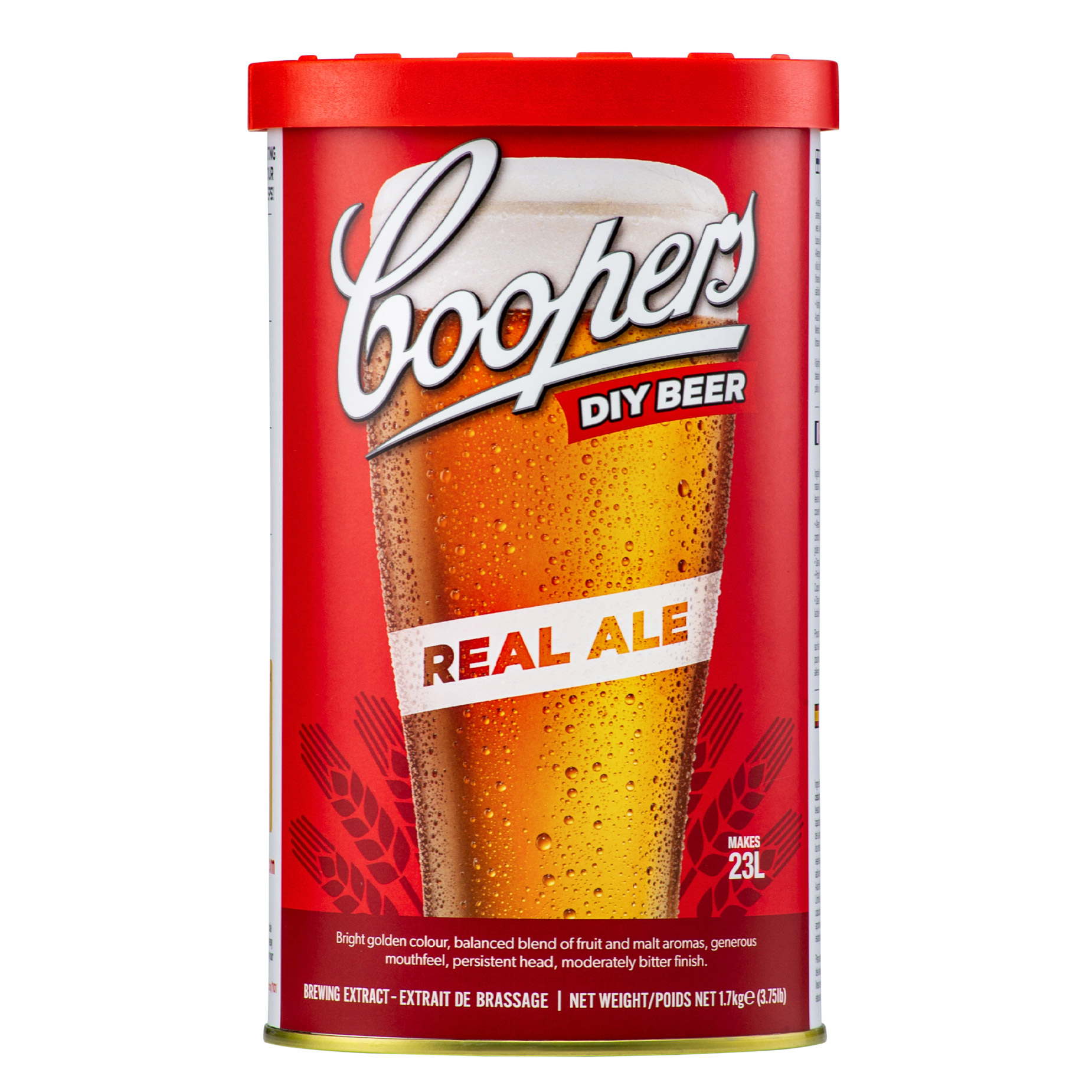 Coopers Brewing Extract Beer Kit, Real Ale ( 6 × 1.7 kg)