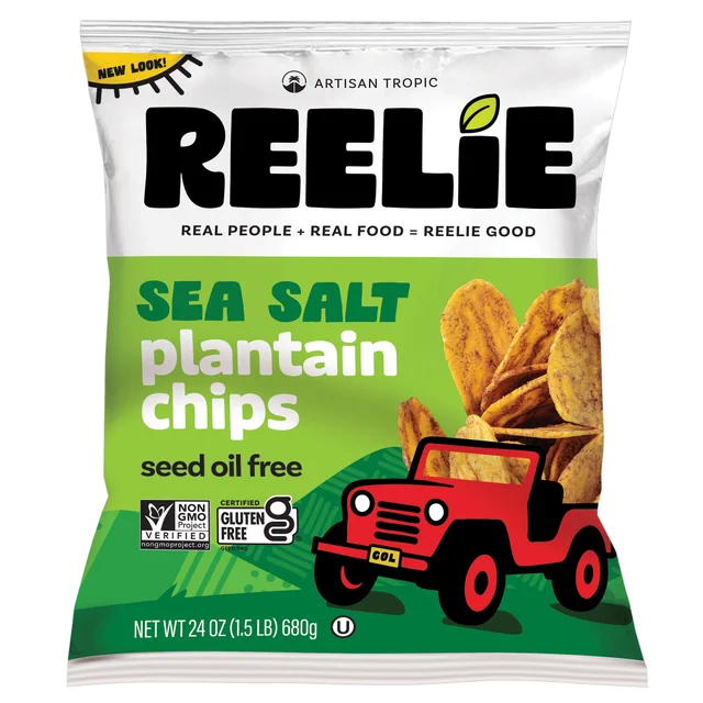REELIE PLANTAIN CHIPS SS 24OZ T52H4P208 SL210