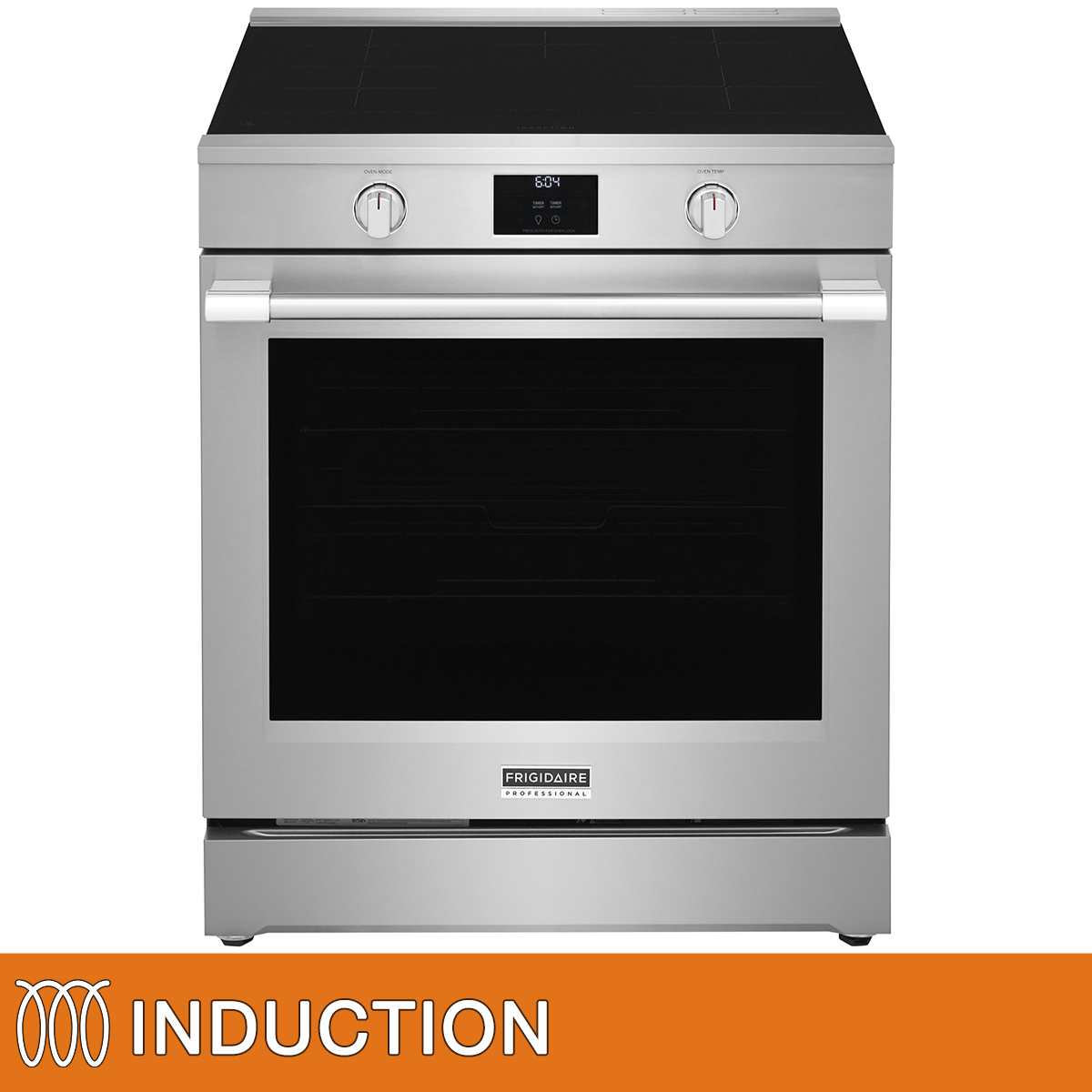 Frigidaire Professional 30 in 6.2 cu ft. Induction 5-Burner Range with Total Convection