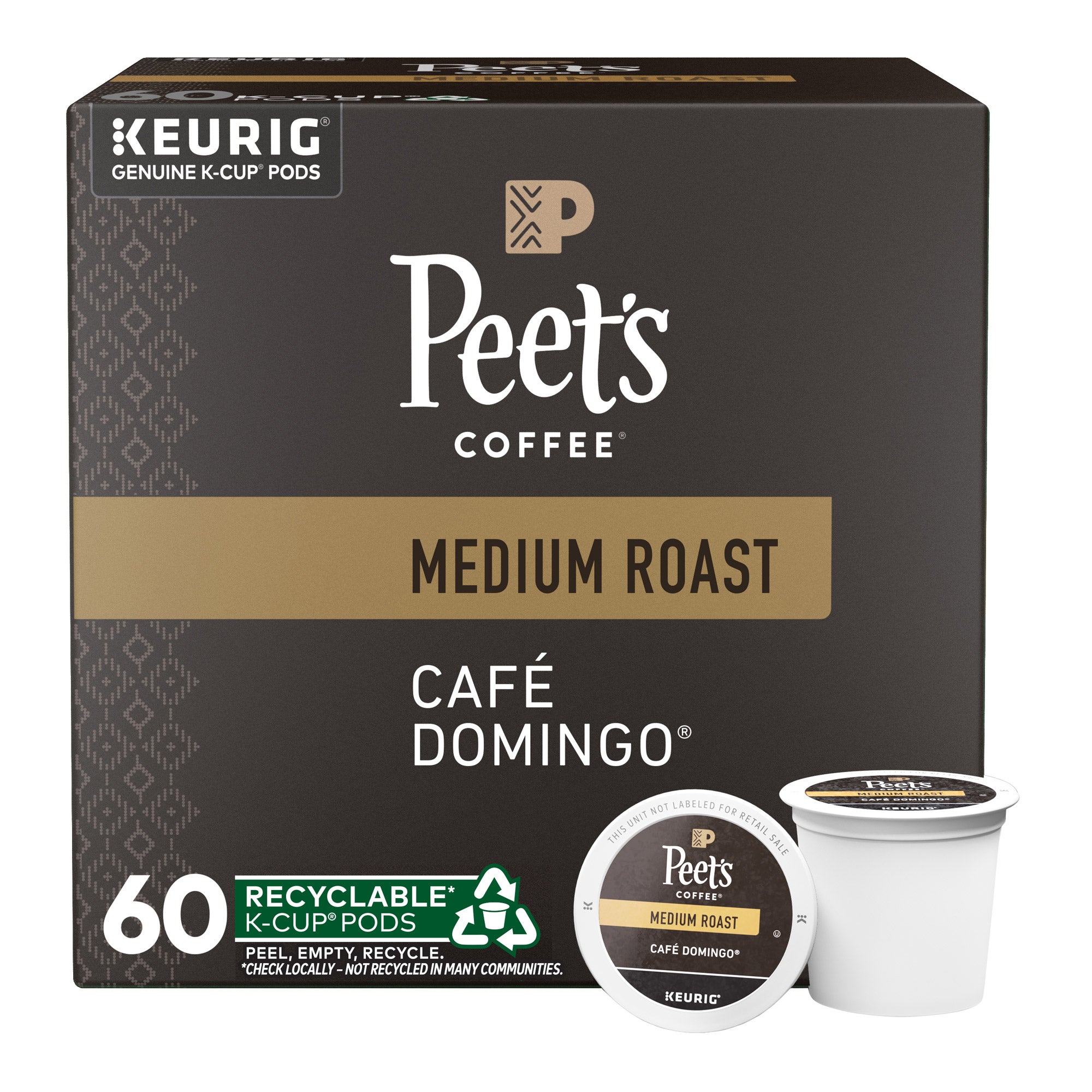 Peet's Coffee Café Domingo K-Cup Coffee Pods, 60-count | Costco