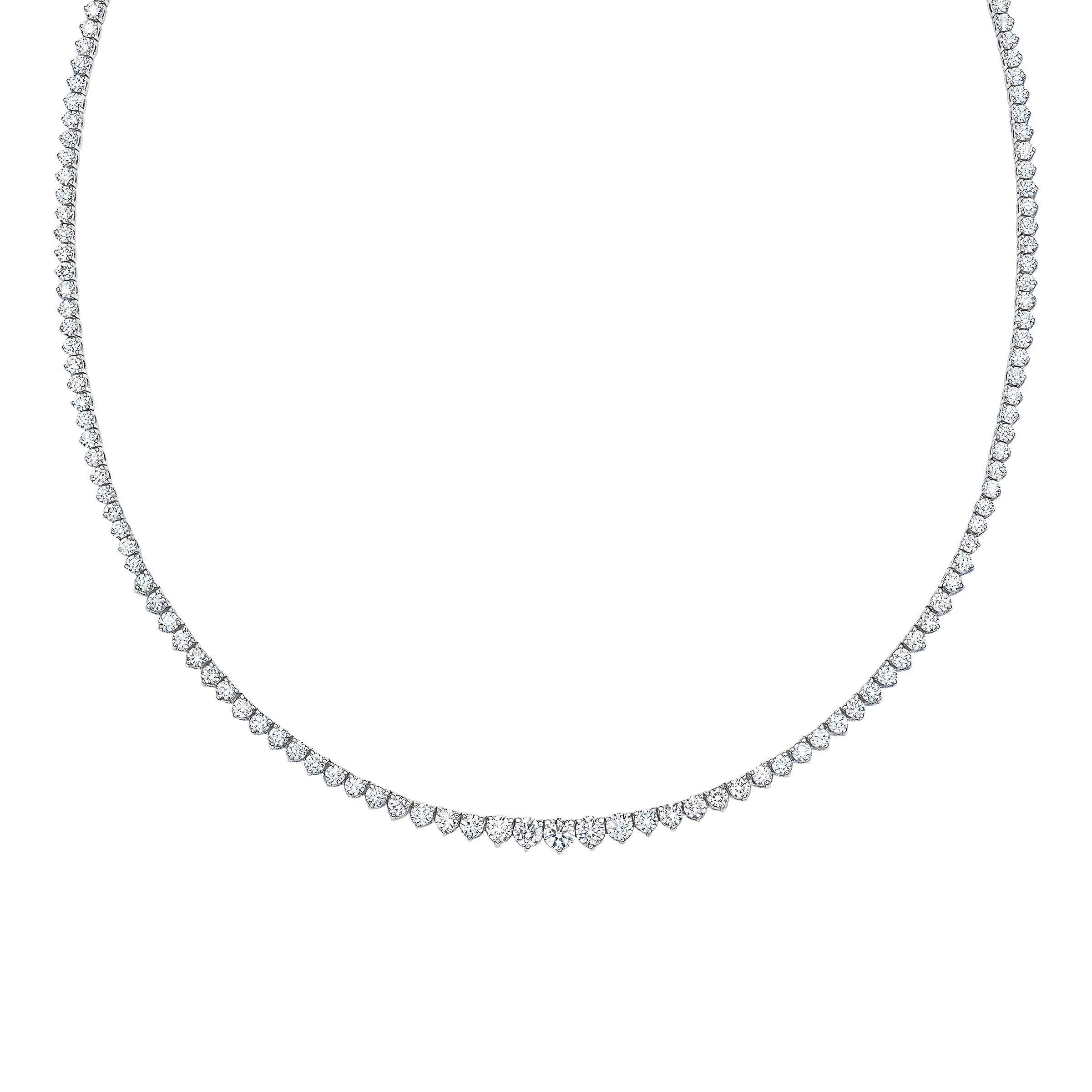 Round Brilliant Diamond Necklace (7.00 ctw)