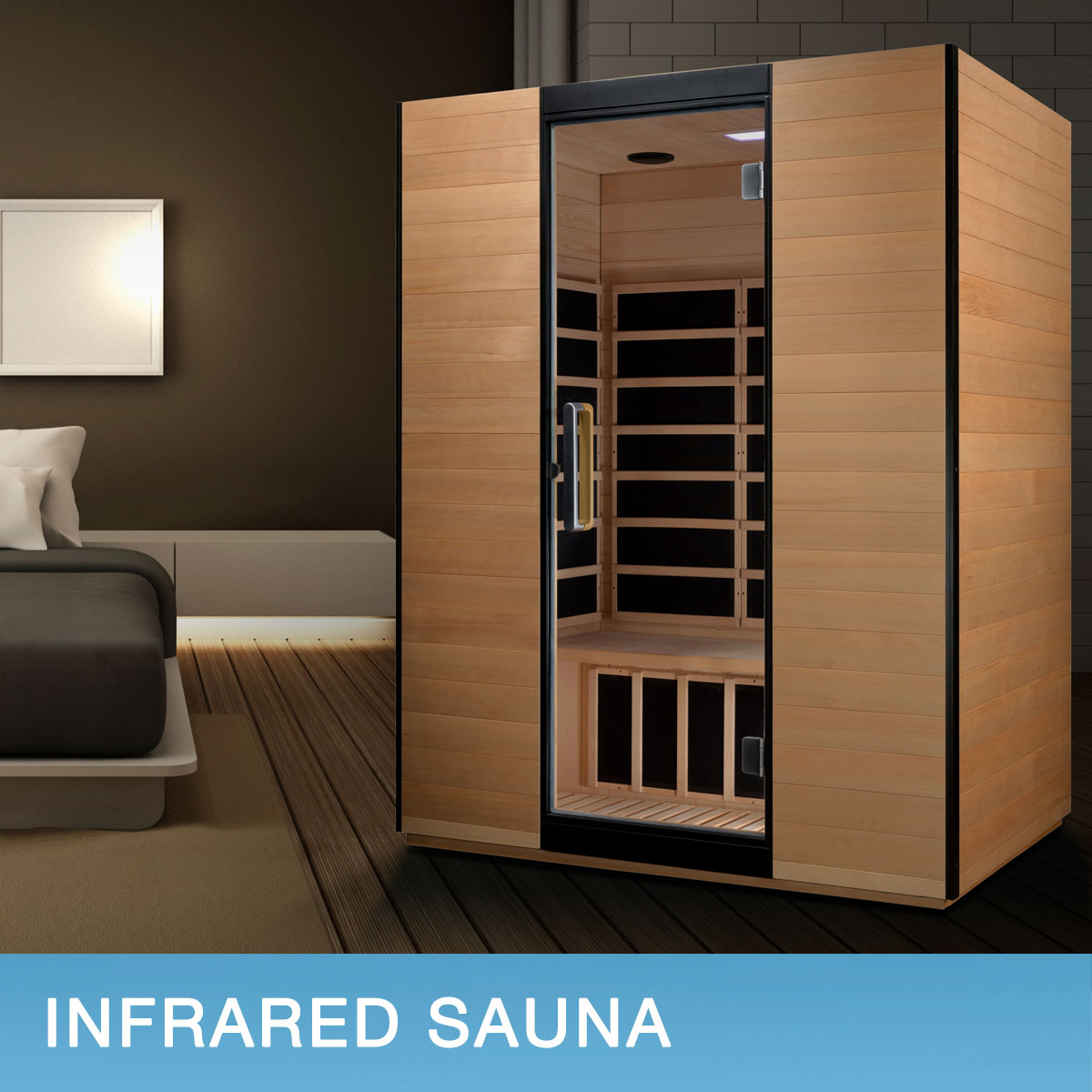 Dynamic Valencia 3-person Ultra Low EMF FAR Infrared Sauna | Costco