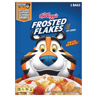 Kellogg's Frosted Flakes Cereal, 30.95 oz, 2-count