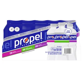 Propel Fitness Water Variety Pack, 16.9 fl oz, 24-count