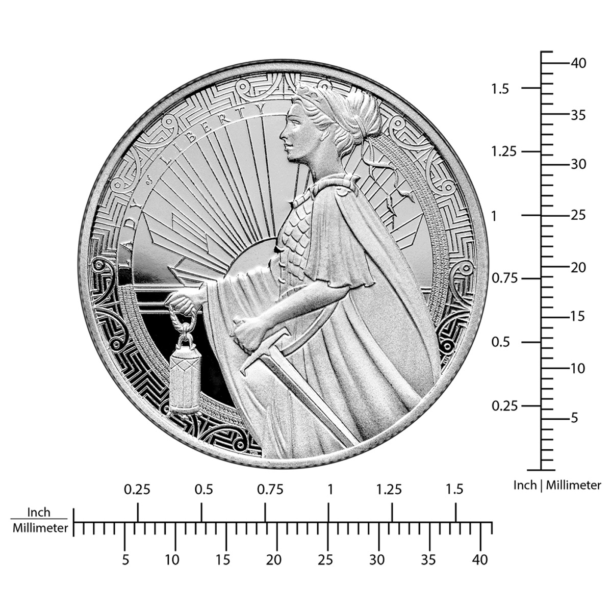 1 oz PAMP Lady of Liberty Silver Round, 20-count | Costco
