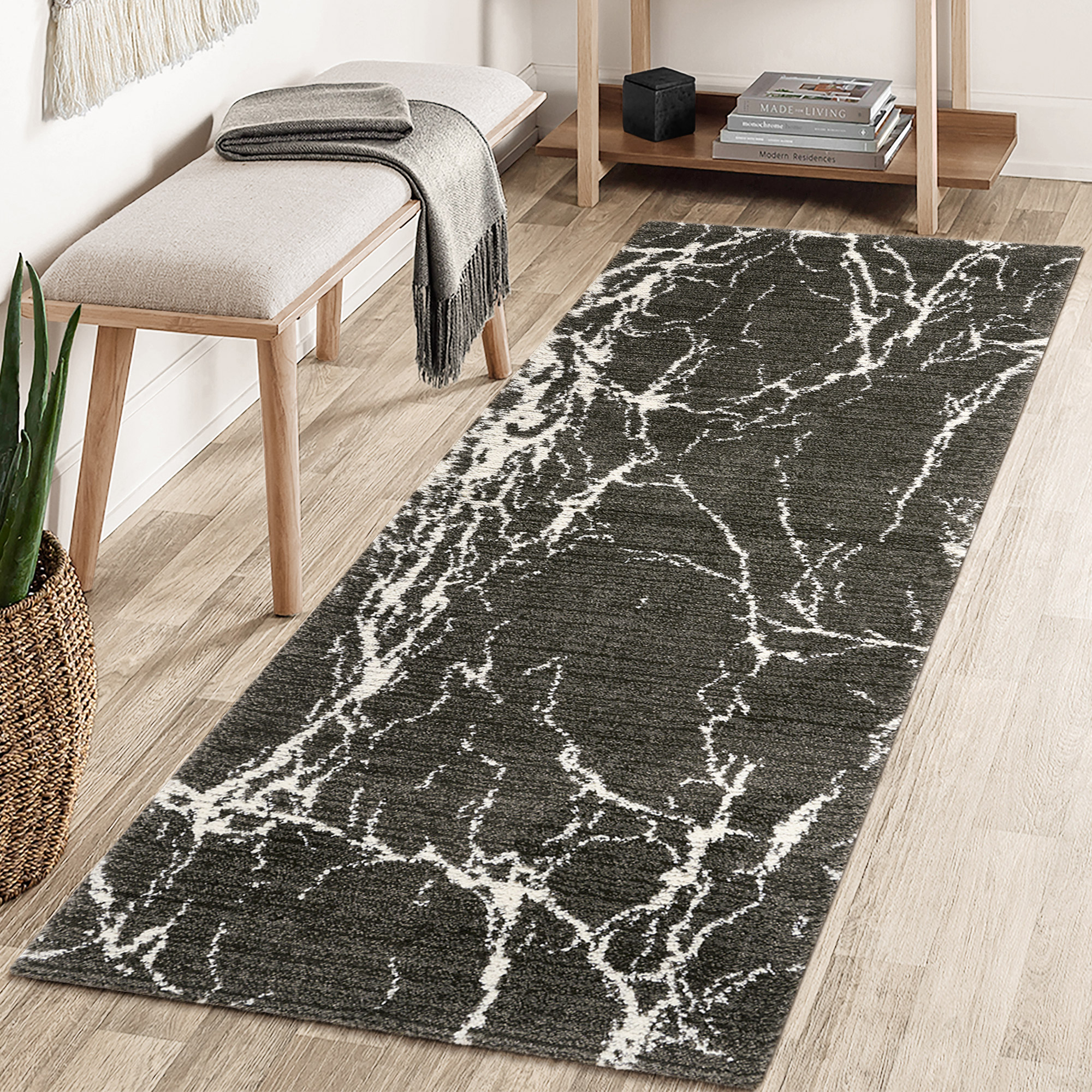 Foxwood Cozy Area Rug Collection, Radley Charcoal | Costco
