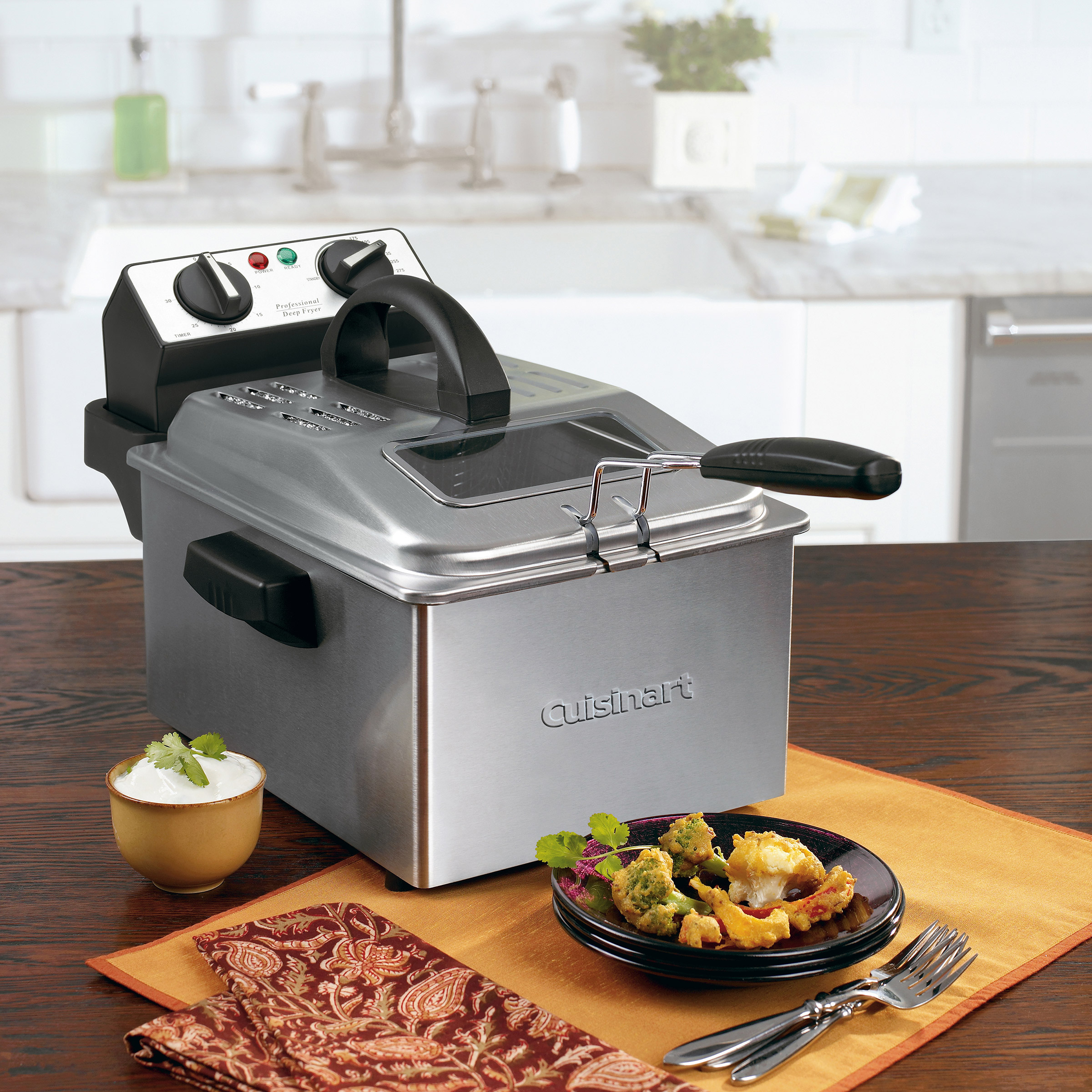 クイジナート cuisinart deep fryer ディープフライヤー 楽天市場】電気フライヤー タイマー機能 大容量 ロティサリーチキン
