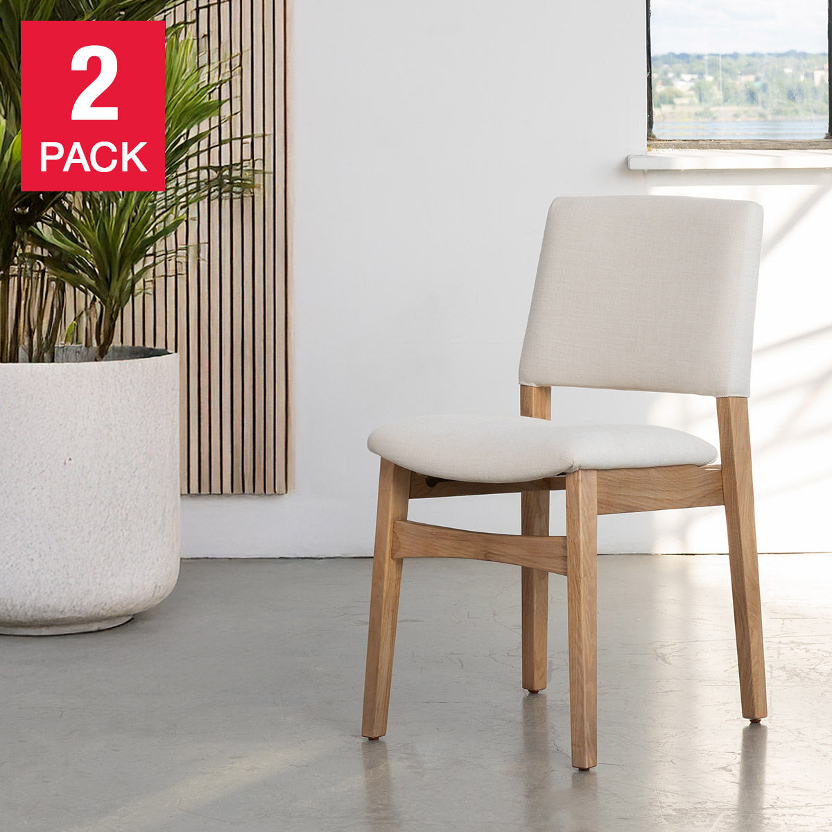 Transformer Table Dining Chair, 2-pack