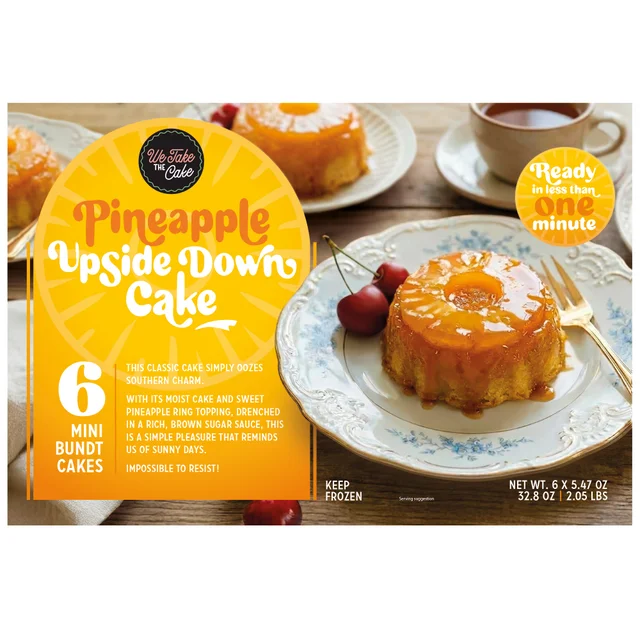 WE TAKE THE CAKE PINEAPPLE UPSIDE DOWN CAKE 6/5.47 OZ