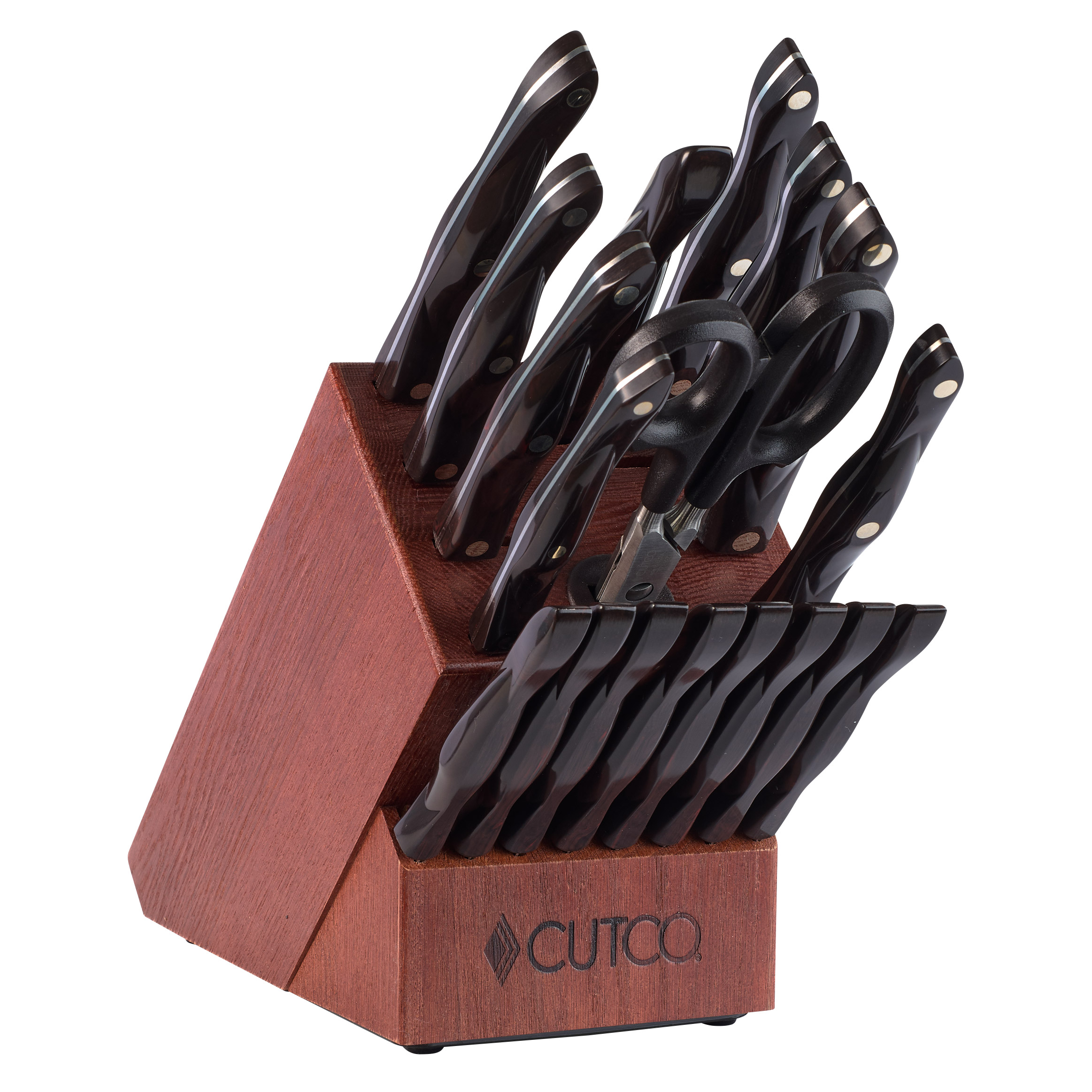 Cutco High-Carbon Stainless Steel 22-piece Knife Block Set | Costco