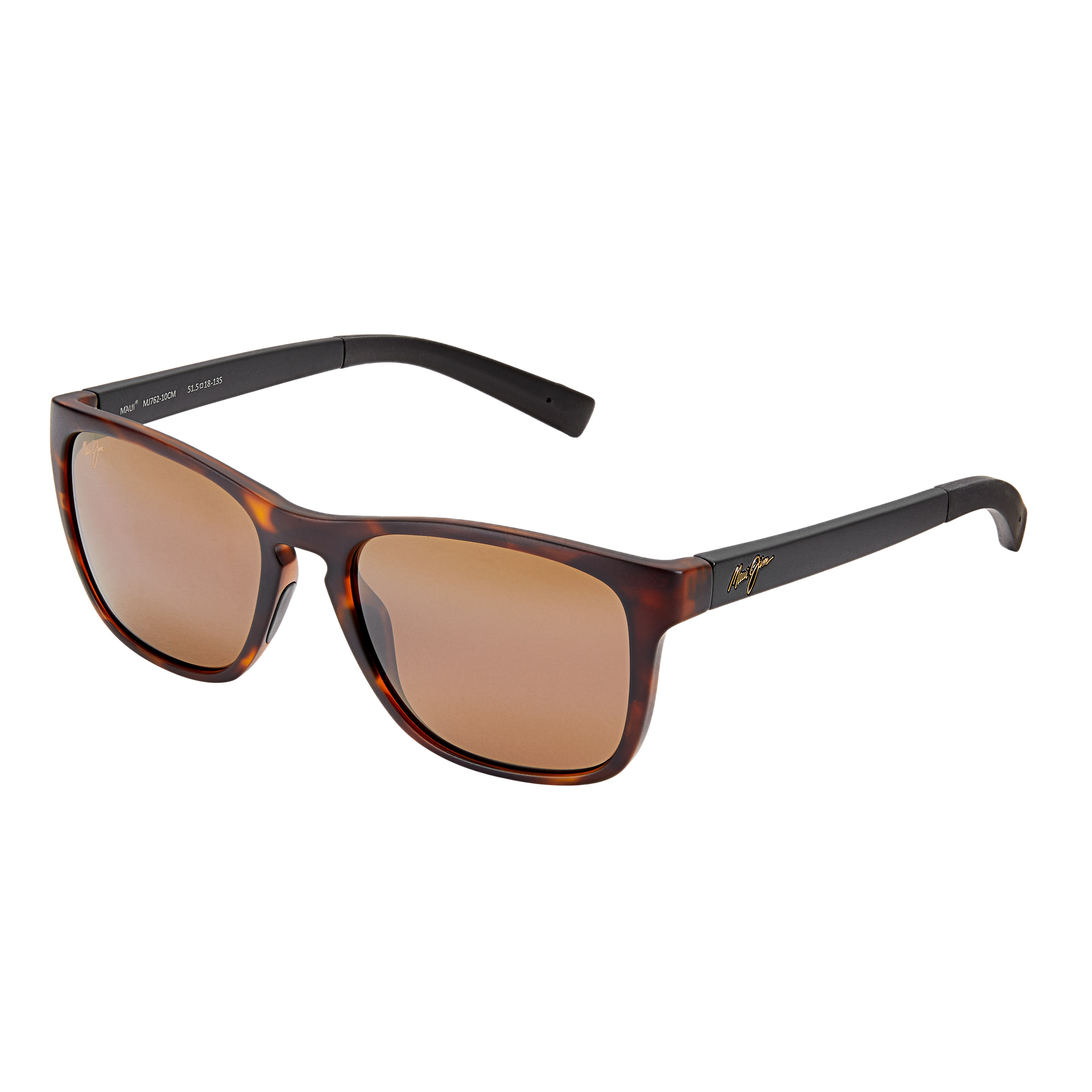 Maui Jim Longitude H762-10CM Matte Tortoise with Black Temples HCL