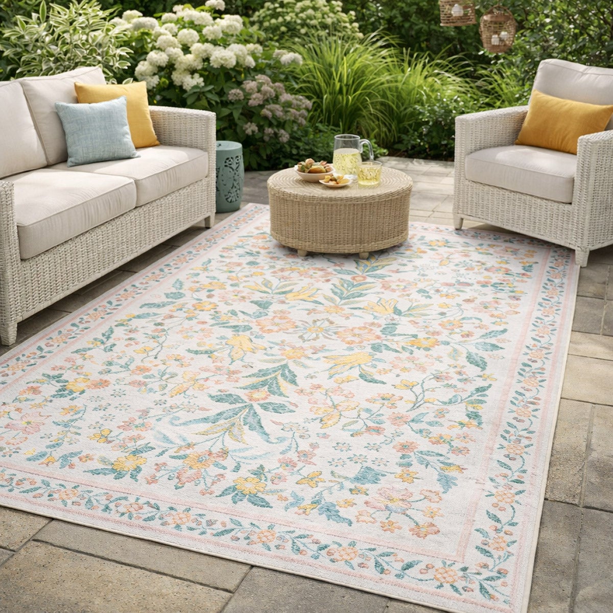 Viana Amalfi Collection Mallorca Indoor/Outdoor Area Rug | Costco