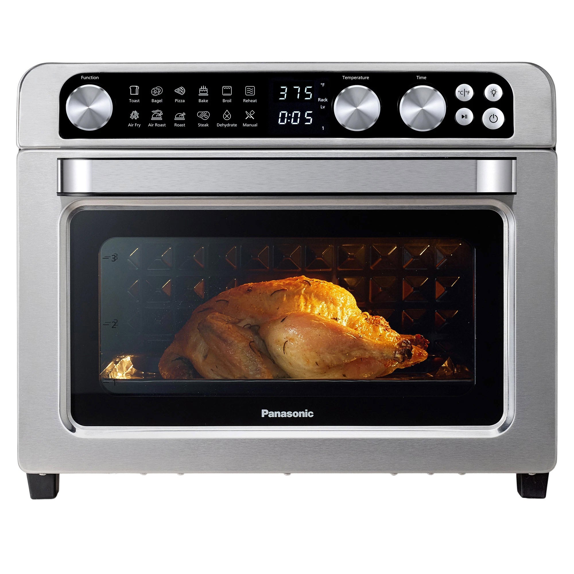 Panasonic FlashXpress 11-in-1 Air Fryer Toaster Oven, with Pizza
